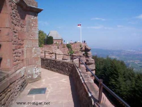 Mont Saint Odile: Udsigt fra klostret